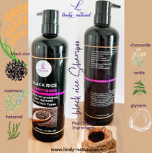 Load image into Gallery viewer, BLACK RICE HAIR REGROWTH SETS