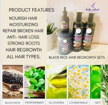 Load image into Gallery viewer, BLACK RICE HAIR REGROWTH SETS