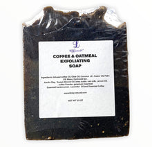 Load image into Gallery viewer, COFFEE AND OATMEAL EXFOLIATING SOAP