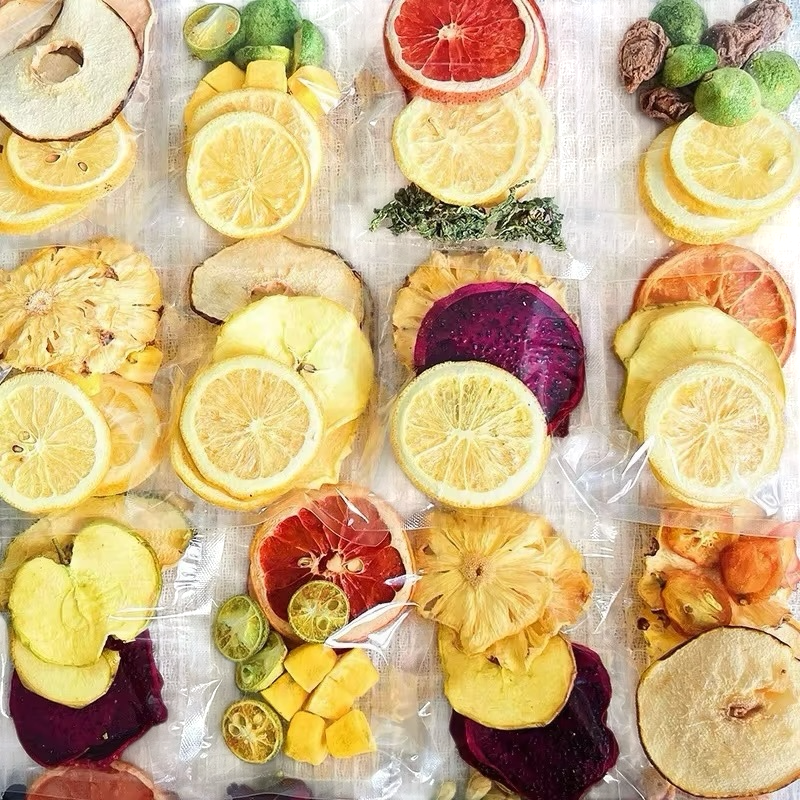 SUBSCRIPTION SELFCARE MONTHLY BOX Dry Fruits Tea Gift  / Mixed Dried Fruit Slice Flavor Detox Tea in Different Fruit Slice