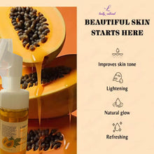 Load image into Gallery viewer, PAPAYA  FOAMING FACE WASH / WITH KOJIC ACID / SALICYLIC ACID
