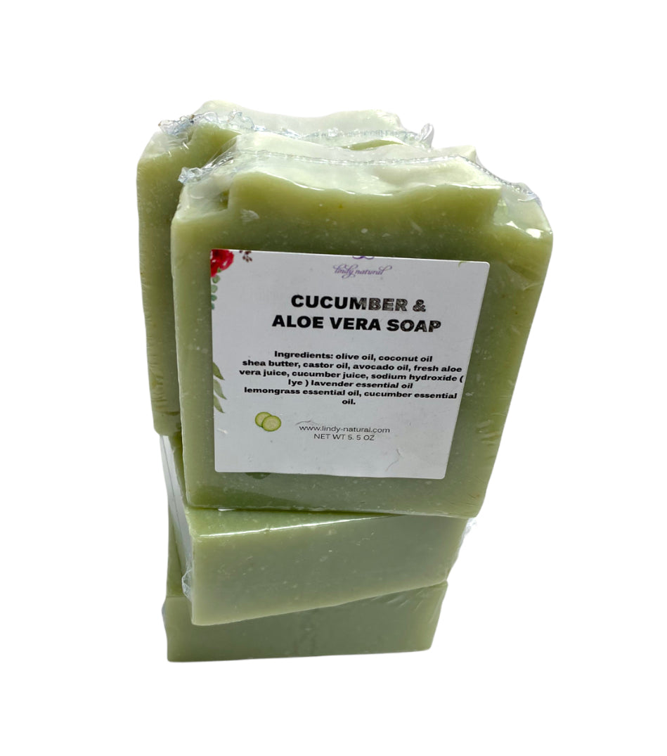 CUCUMBER & ALOE VERA SOAP