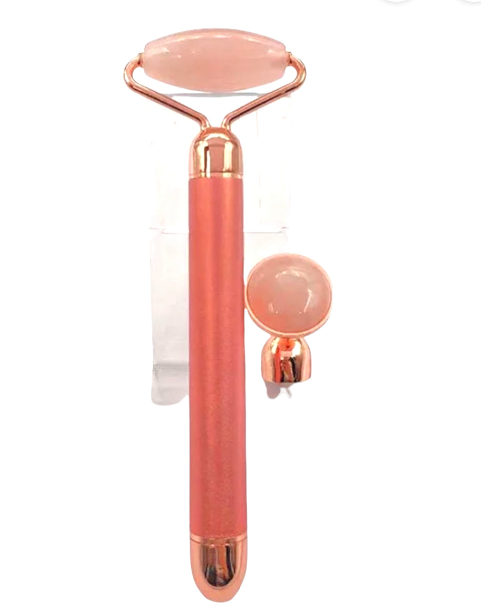 JADE ROLLER VIBRATING MASSAGER Lindy natural JADE ROLLER VIBRATING MASSAGER Lindy natural