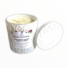 Load image into Gallery viewer, STRAWBERRY PASSION | VANILLA | LEMON | SOY WAX CANDLE
